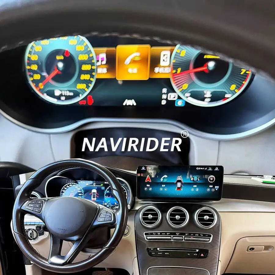 Dashboard For Mercedes Benz GLC C Class 2015-2018 NGT 5.0 5.5 6.0 LCD Screen 12.3