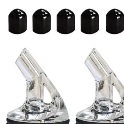 Adaptable Pouring Spouts Leak-Proof Spout Set One Handed Pourer FPA-Free Food-Grade Materials Long-Lasting Usage