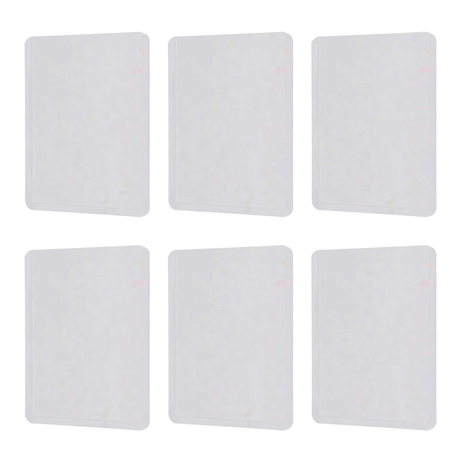 

50 Pcs Laser Love Card Holder Photocard Sleeves Protector Display Cover Protective Plastic for Cards Man