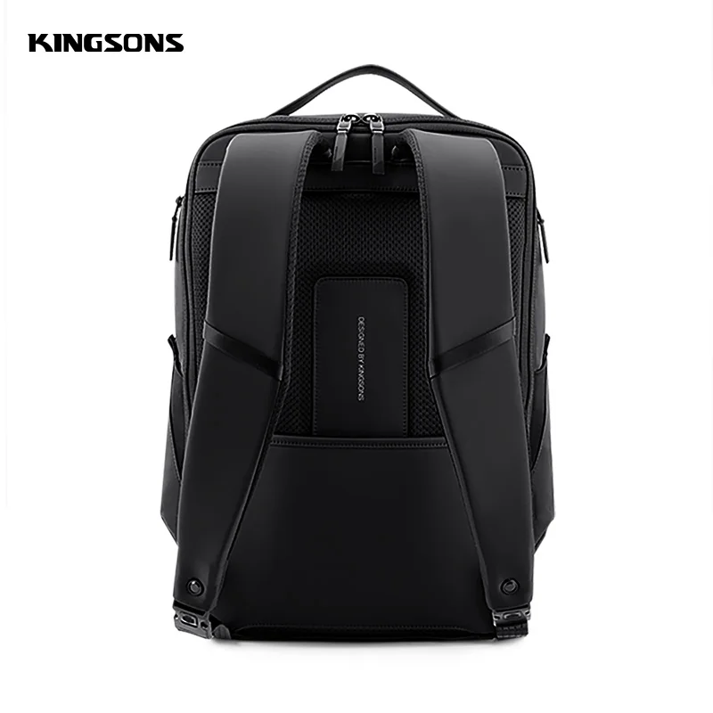 Men Backpack Kingsons Business Waterproof Anti-theft Laptop Backpack 15.6 Inch 2023 New Fashion School Bags for College Student