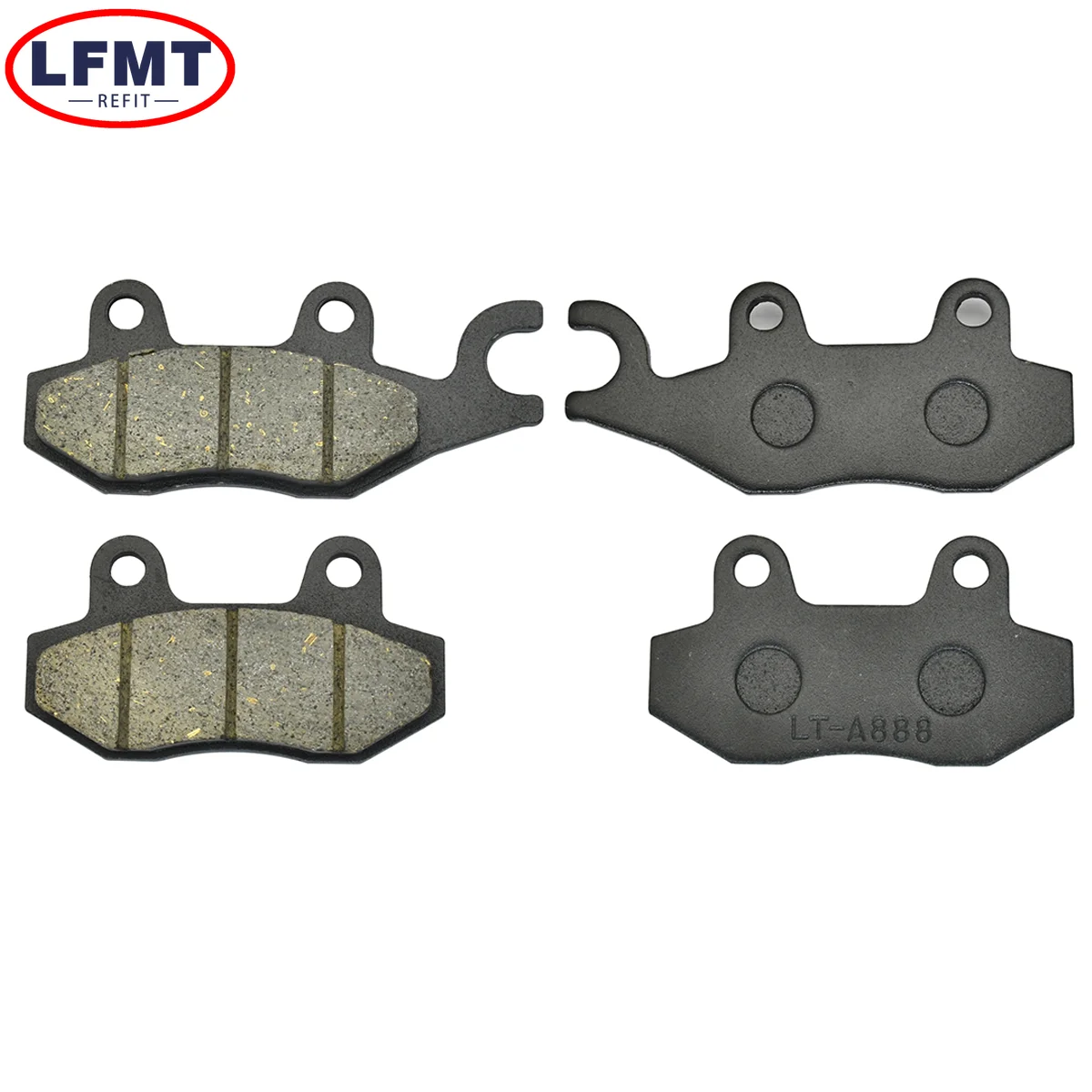 Motorcycle front and rear brake pad kit combination For NSR150 RR Ninja250 EX300 Ninja400 EX250 Ninja250 Z250 Ninja125 2008-2021