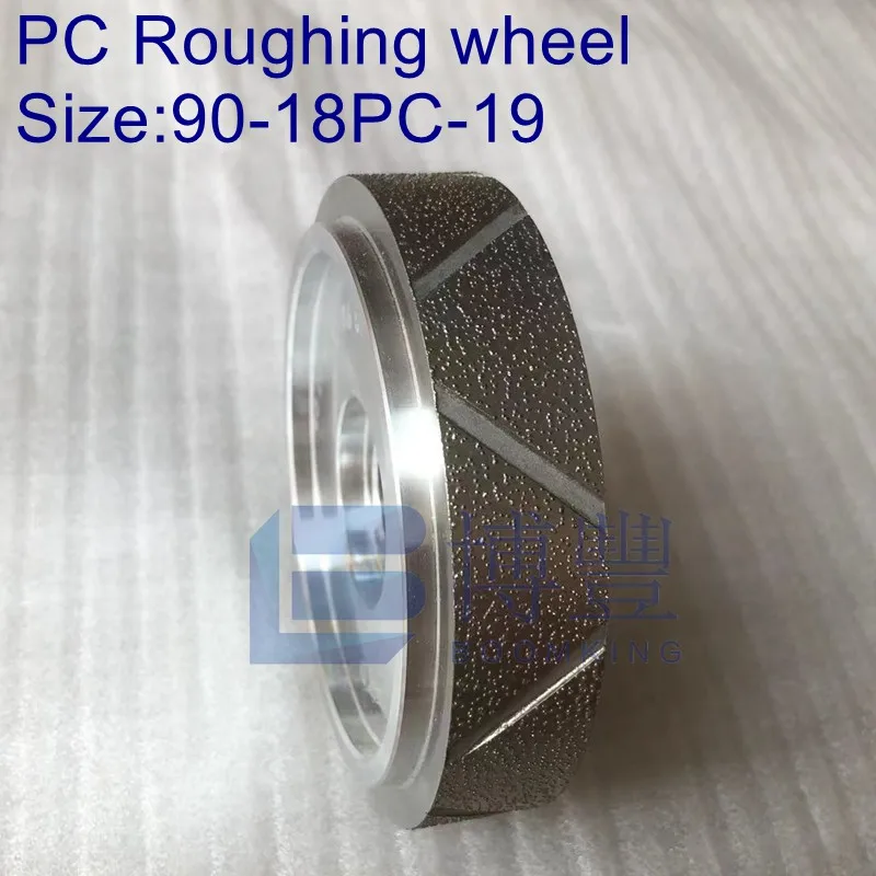 PC rough grinding 90-18PC/25PC-19 diamond wheels BRIOT auto lens edger,Diamond grinding disk sanding wheel for optical lens,