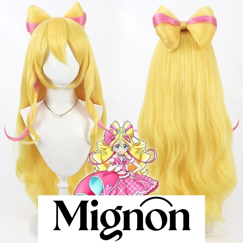 

Pretty Cure Sakuya Kaidou cosplay wig corn row bow Halloween gift