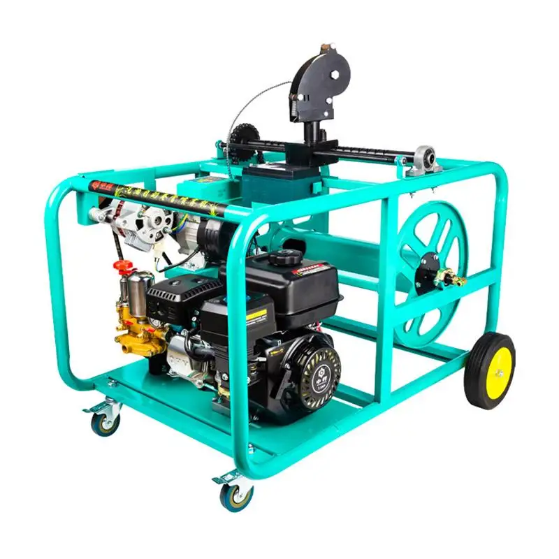 Agricultural gasoline pulling pesticide sprayer fully automatic collection tube electricity start new high-pressure