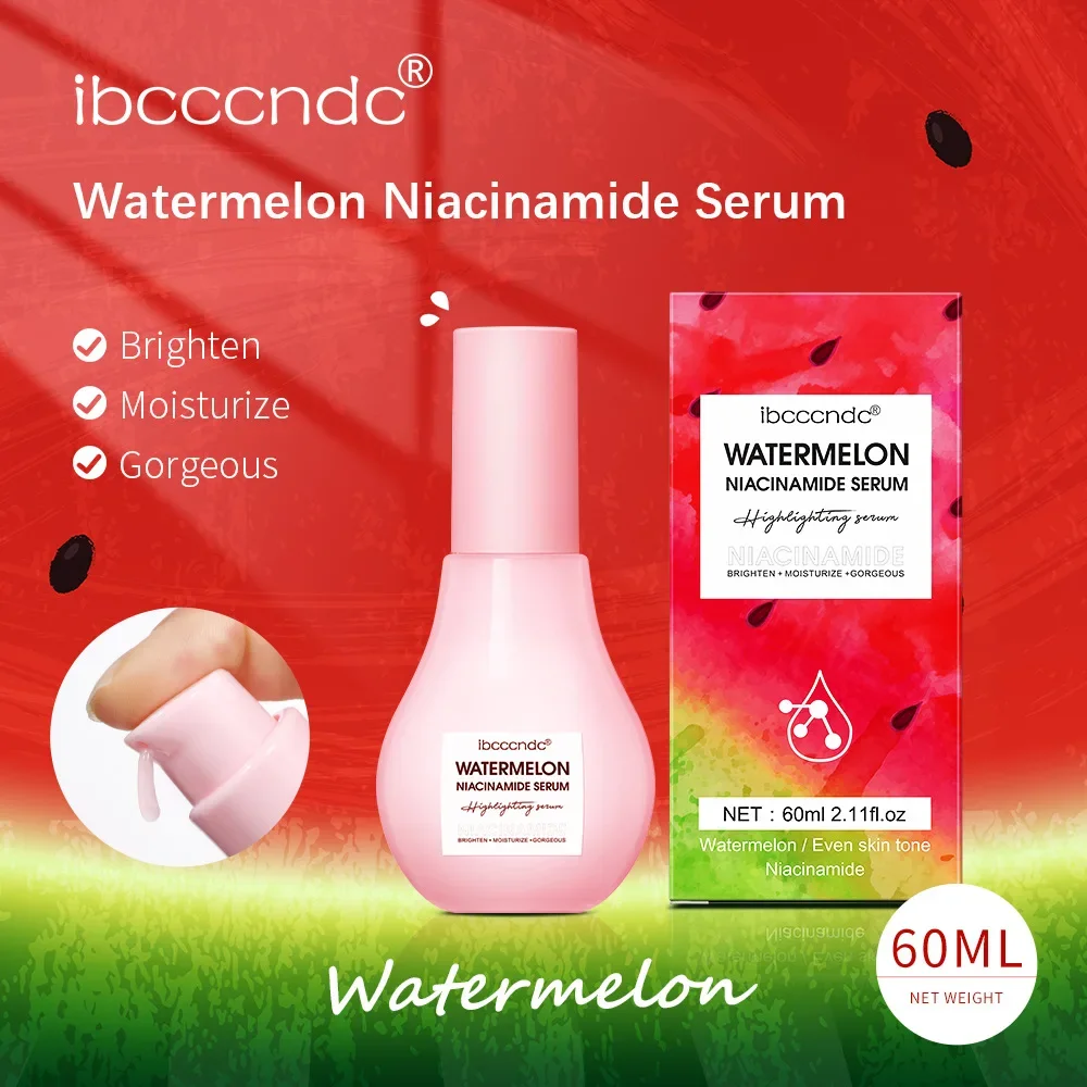 IBCCCNDC Serum niacynamidowe nawilżające i nawilżające serum do twarzy arbuzowe małe żarówki serum rozjaśniające kosmetyki Make