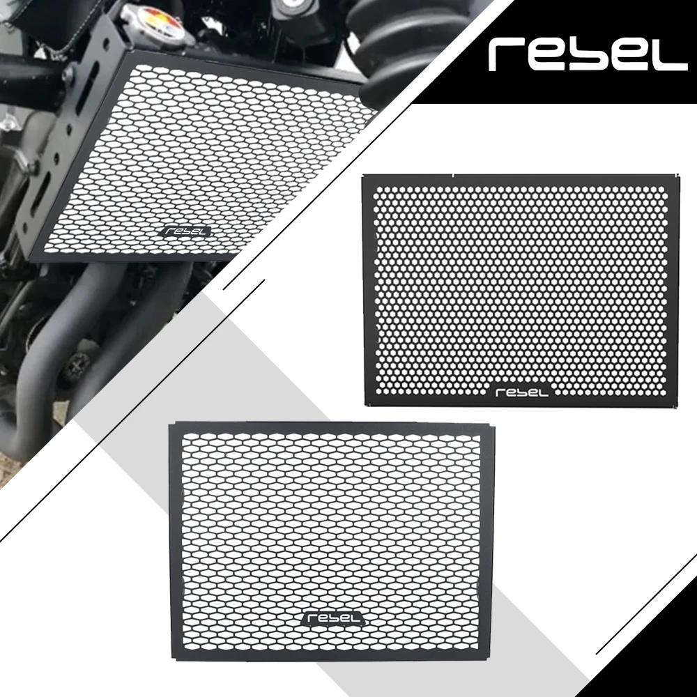 

Motorcycles Accessories Radiator Guard Grille Cover For HONDA Rebel Cmx 300 500 CMX300 CMX500 Rebel300 Rebel500 2017-2025 2024