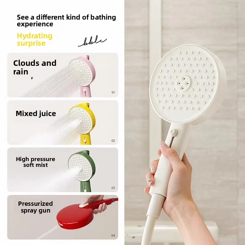 Pebble Dopamine Color Bathroom Home Toilet Roof Spray Thermostatic Shower Shower Set