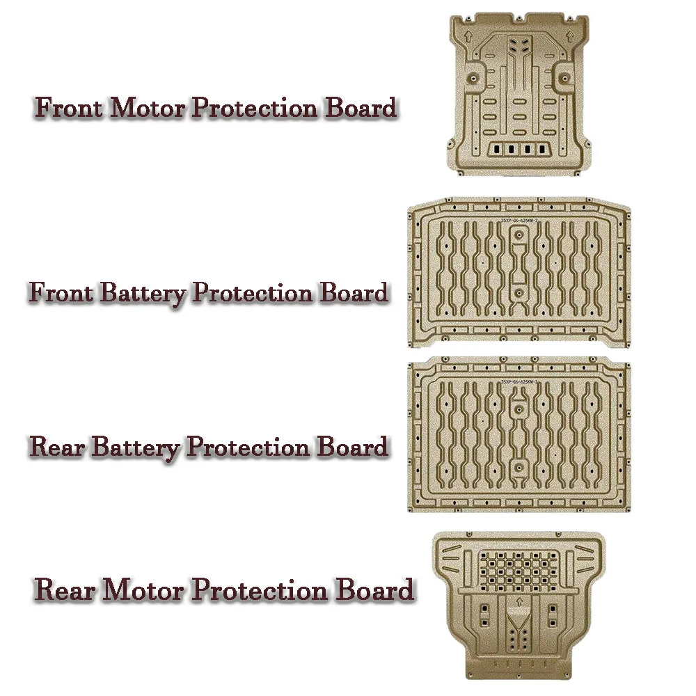 For XPENG G7 2025 602KM 702KM Protective Plate For Front Motor Rear Motor Front Battery Rear Batter Chassis Guard Board