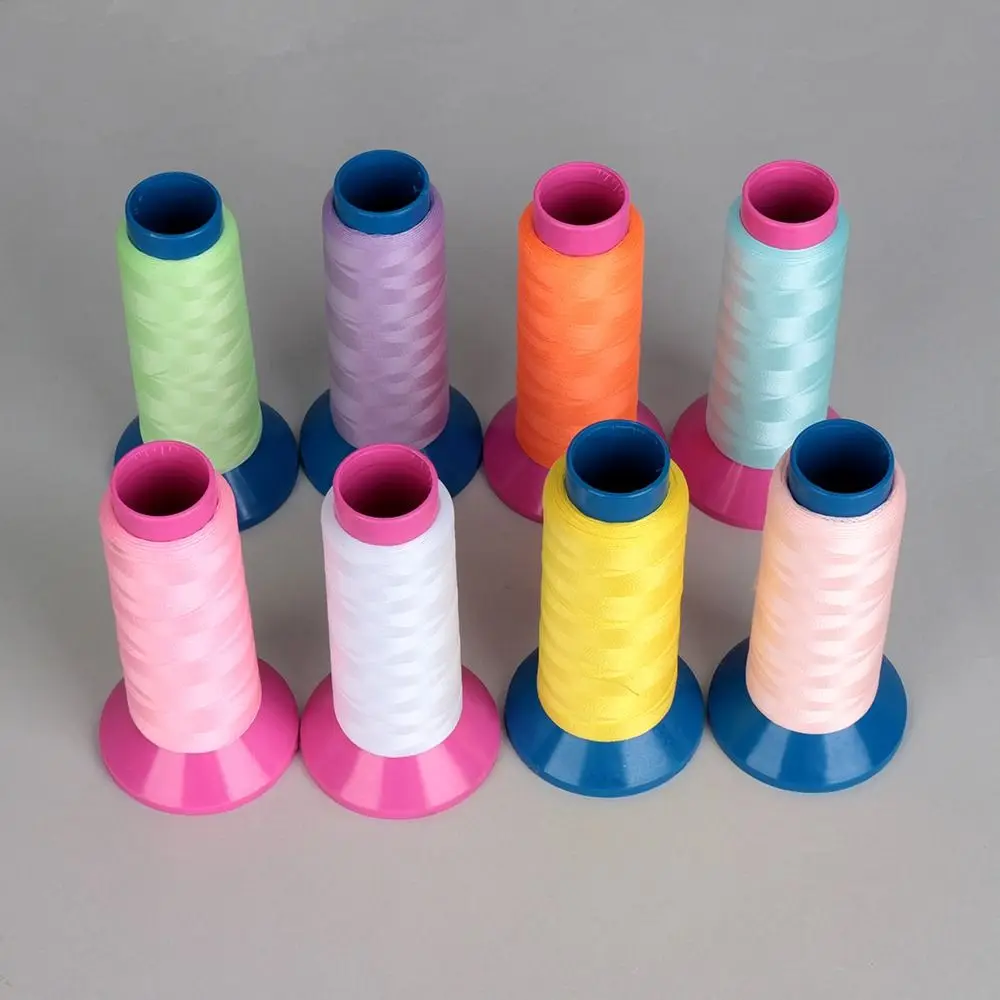 1000 ياردة البوليستر التطريز الخياطة الملحقات عبر غرزة الخياطة الموضوع خط مضيئة يتوهج في الظلام #4