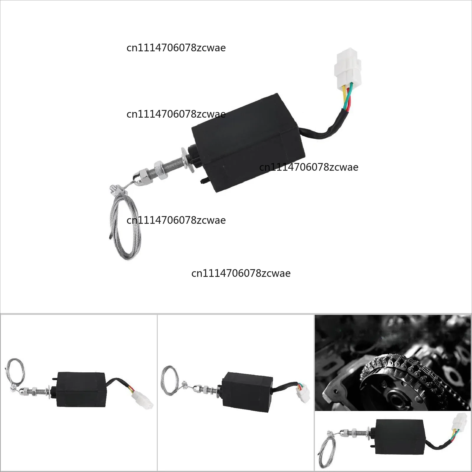 for Engine Solenoid Part  12/24V Disel Engine Flame Out Device Engine Stop Solenoid Valve