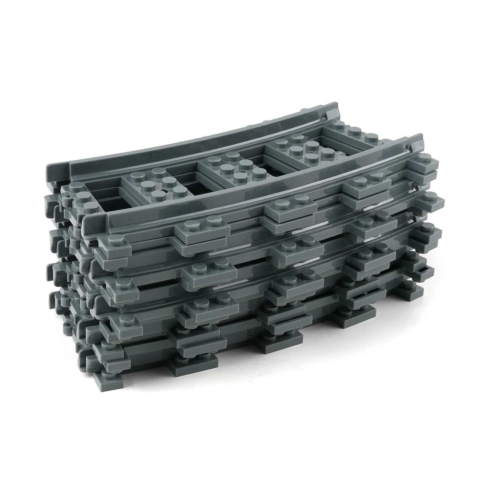 

53400 Технические детали: Прямые рельсы для городских поездов, совместимые с Legoeds, для железнодорожных наборов MOC, строительных блоков, кирпичиков, отдельных элементов для сборки железных дорог