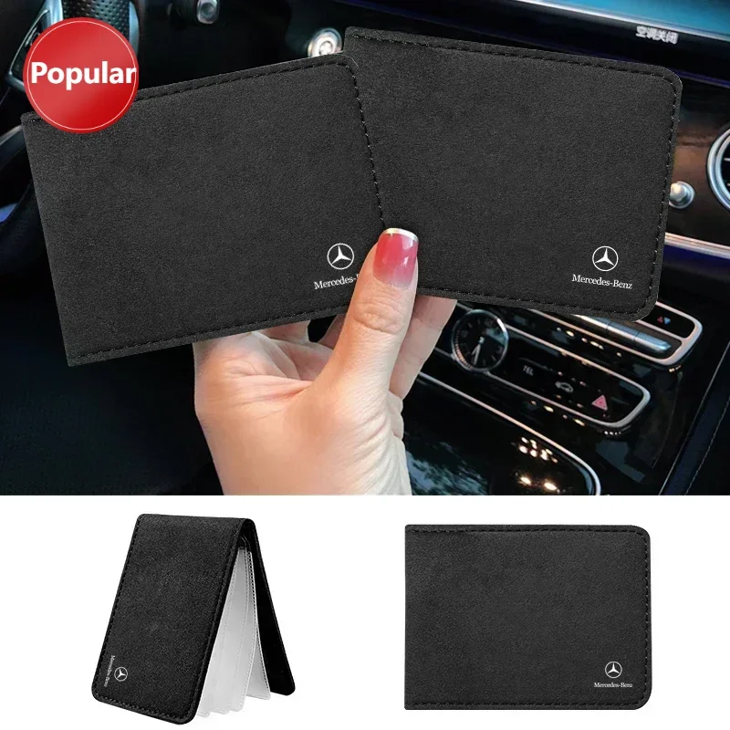 

# Чехол для водительских прав, чехол для водительских документов, держатель для кредитных карт для Mercedes Benz W211 W204 W210 CLA GLA, аксессуары