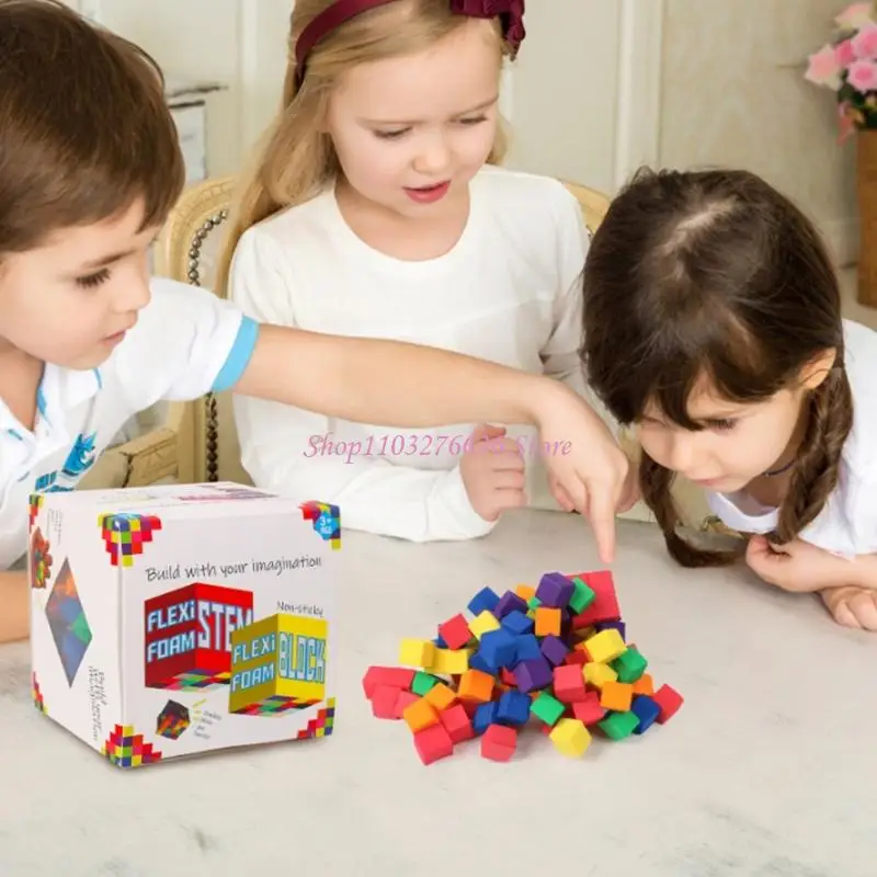 R6FD Bọt Cubes đặt vật liệu hoạt động học tập STEM