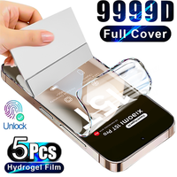 5Pcs Hydrogel Film For Xiaomi Mi 15T Pro 14T 13T 12T 11T 10T 9T Screen Protector For Mi 15 Ultra 8 13 12 11 Lite 17 Pro Max Film