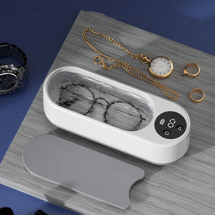 High-Frequency Ultrasonic Glasses Cleaner - 1pc Portable Wireless Multi-Purpose Cleaning Machine for Eyewear & Accessories