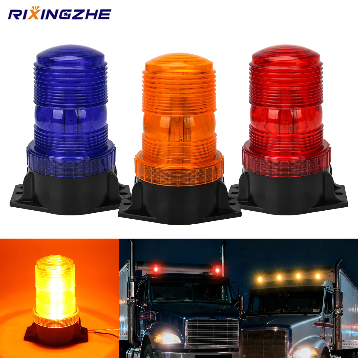 

LED Warning Strobe Light Beacon Police Warning Flash Lamp Emergency Car Top Signal Traffic Light 12V 24V for Truck Accessories