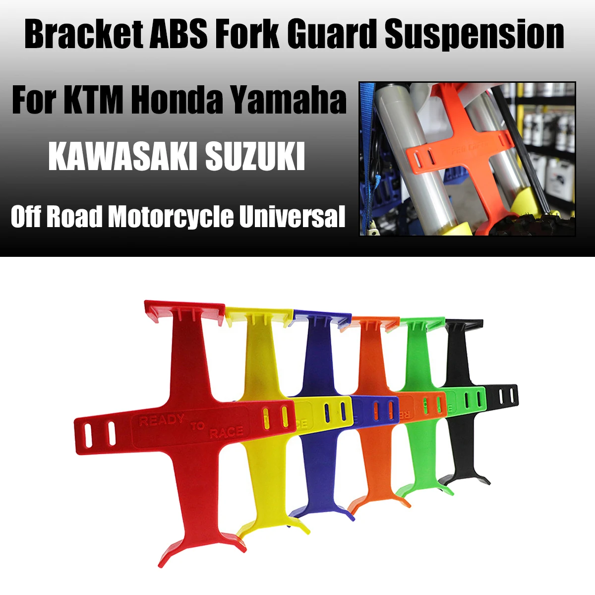 

Motorcycle 25CM Plastic Fork Support Brace For KTM Honda Yamaha KAWASAKI SUZUKI SX EXC F XC W YZ YZF CRF 125 150 250 350 450