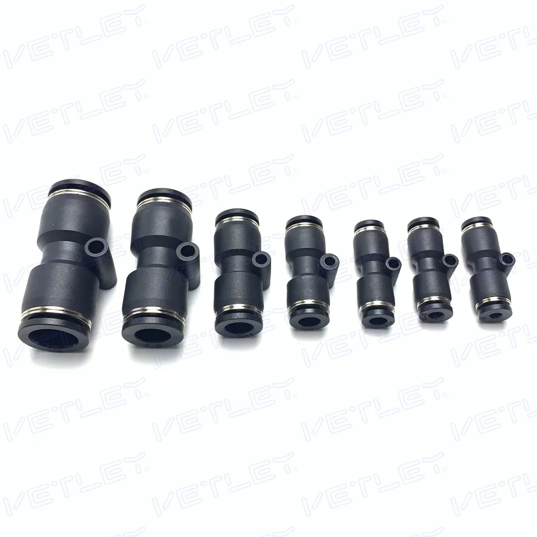 PUC Union Straight 1/4 inch one touch fittings 3/8 inch vetley pneumatic PUC 1/2 Inch size high quality manufacturer