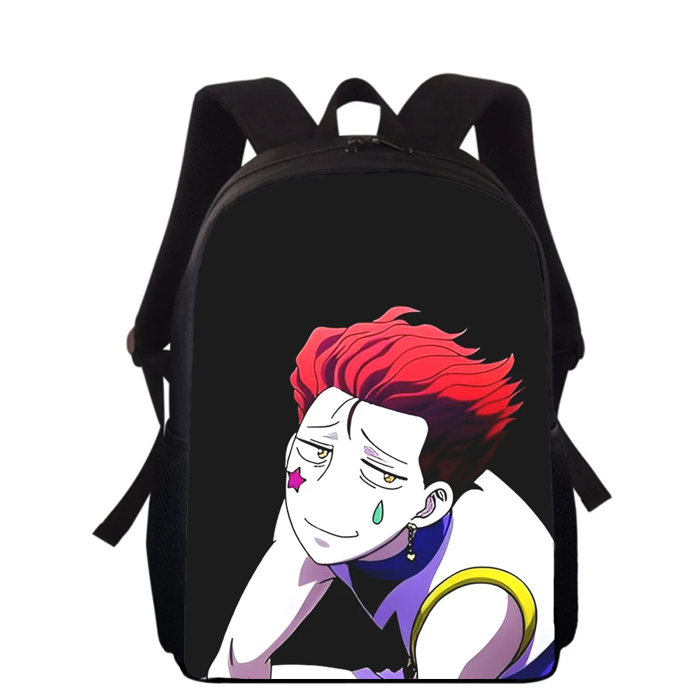 Hisoka hunter× Hunter กระเป๋าเป้สะพายหลังสำหรับเด็ก, 3D พิมพ์ลายอนิเมะ15 ”กระเป๋านักเรียนสำหรับเด็ผู้ชายหลักสำหรับเด็กผู้หญิงกระเป๋าเป้สะพายหลังนักเรียนกระเป๋านักเรียนใส่หนังสือ