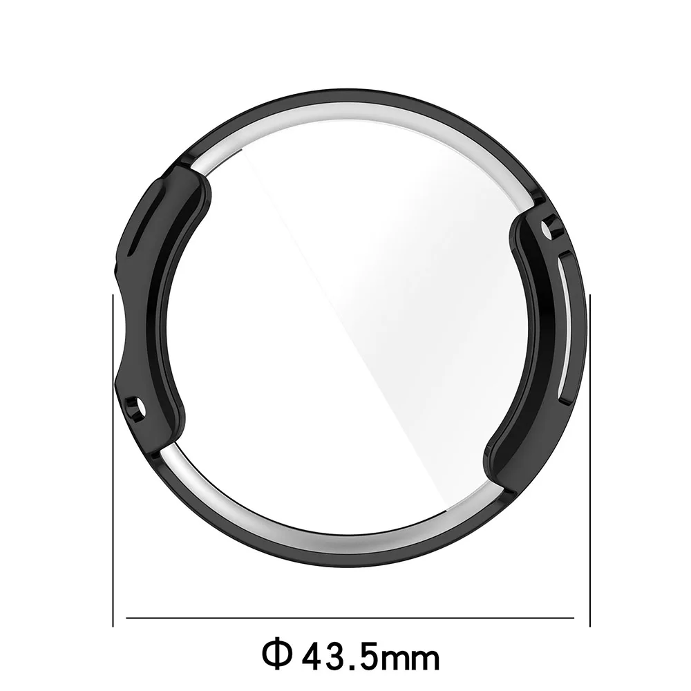 Full Screen Protector for Google Pixel Watch 2/1 Electroplated  TPU Protective Case Shell Cover