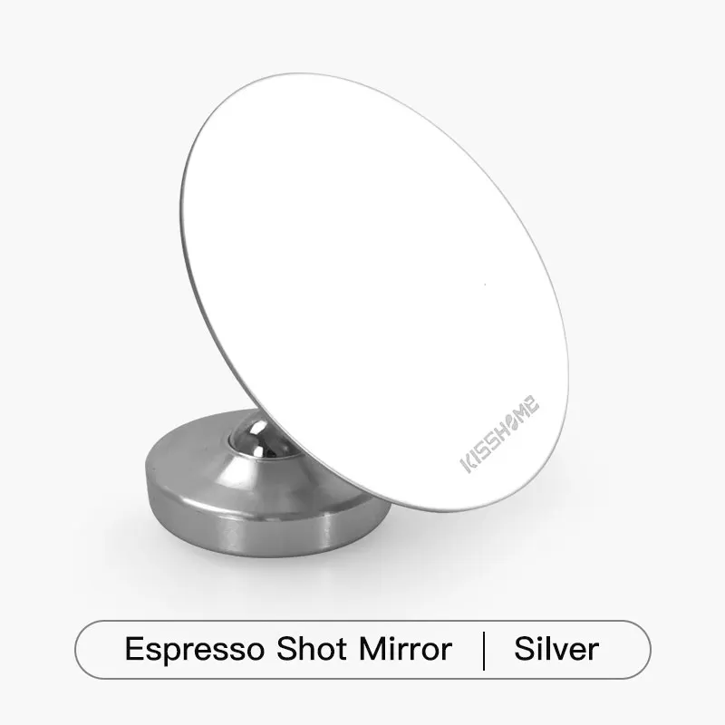 Kaffee-Extraktionsspiegel, magnetischer Espresso-Shot-Spiegel, Edelstahl 360° ° Einstellbar für bodenlose Siebträger-Barista-Werkzeuge