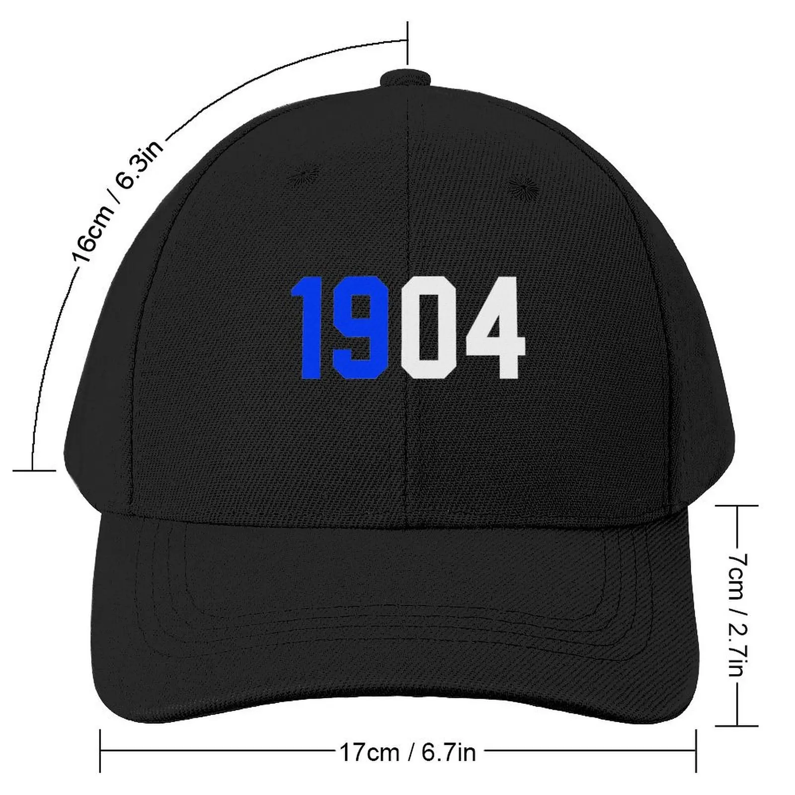 1904 Schalke Blue & White 2 Baseball Cap Sports Cap Brand Man cap Sunscreen Baseball Men Women's