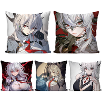 Zani Game W-Wuthering Waves Pillow Case Square Pillow Bedroom Sofa Leisure Comfort Cushion Car Living Room Home Decoration 40X40