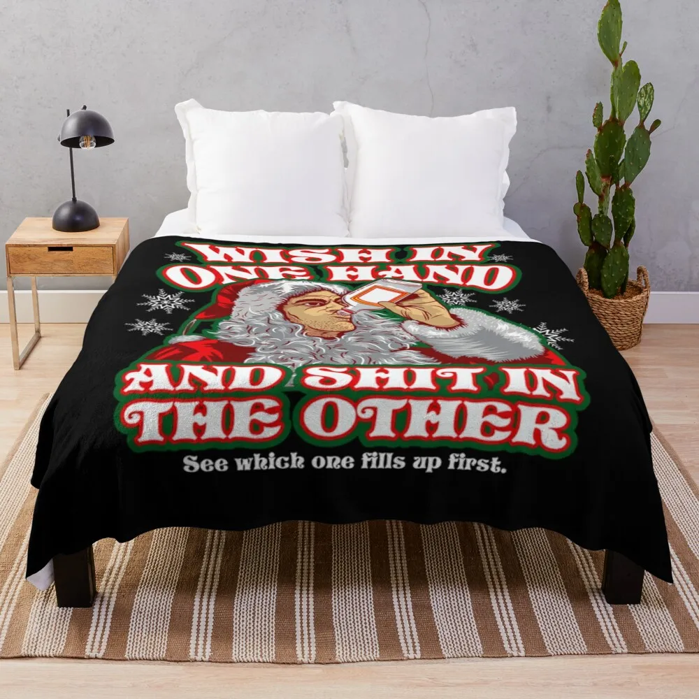 

Bad Santa Throw Blanket Moving Heavy Blankets