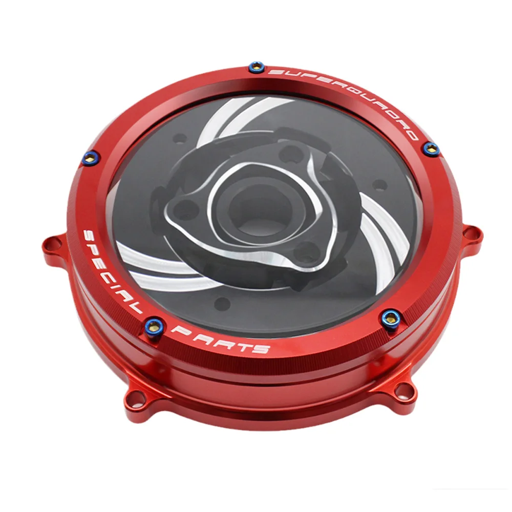 Voor Ducati Panigale 959 1199 1299 V2 Motorfiets Motor Clear Clutch Cover Panigale 959 Panigale 1199 Panigale 1299 Panigale V2