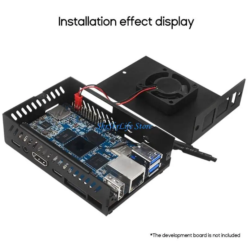 

E65E All Metal Heatsink Box Enclosure for Orange 5 5B Armor-Shell Cooling Fan