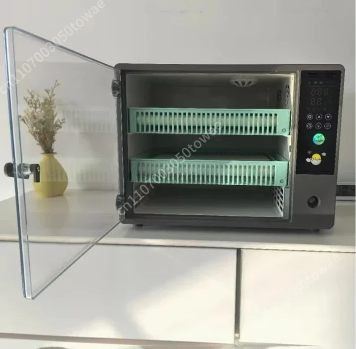 Egg Incubator Dual Power Supply 50 Pieces Fully Automatic Intelligent Humidity Control Automatic Flip Small 220V/12V
