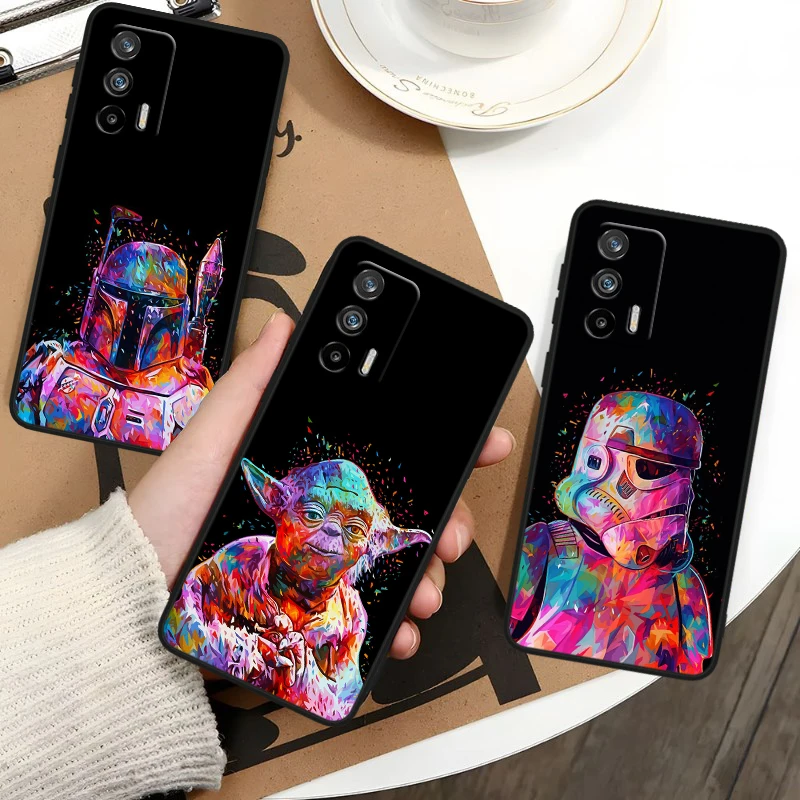 S-tar W-ars Dark Samurai For OPPO Realme GT Neo 10 9i 8i 7i 6s 5 Narzo 50i 50A 240W Pro Plus Black Soft Phone Case