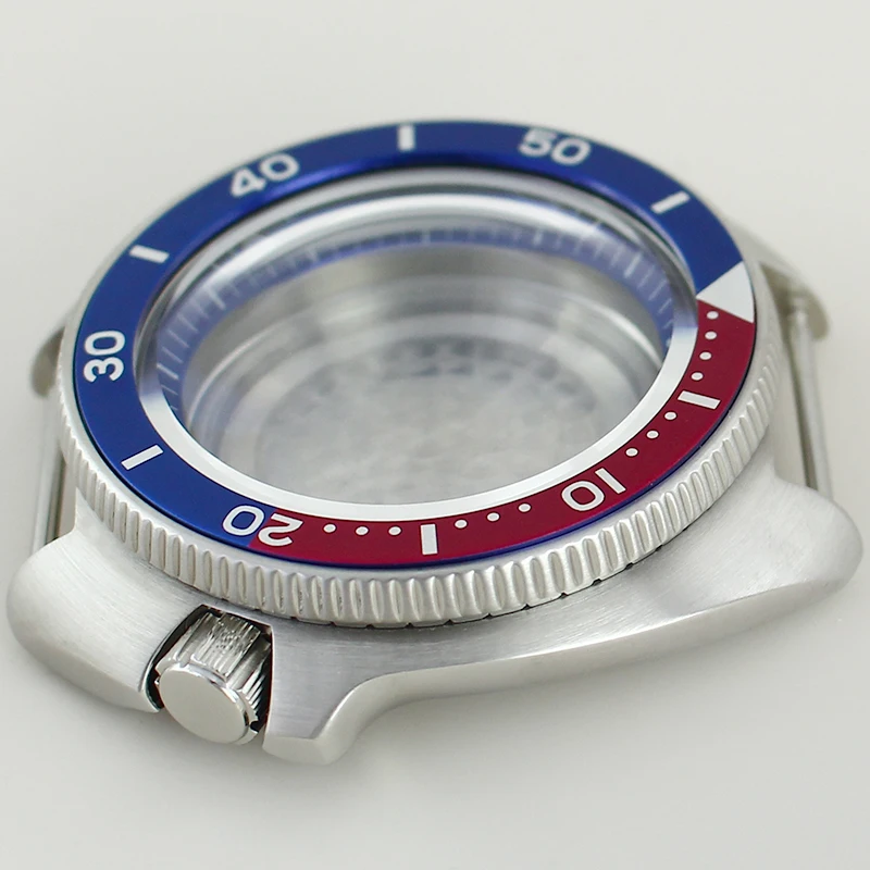 44mm Men's Watch Case Sapphire Glass For Turtle Tuna Seiko NH34 NH35 NH36 NH38 4R36 Automatic Movt 28.5mm Dial With Chapter Ring