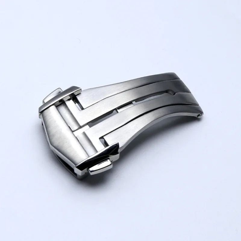 18mm 316L Stainless Steel No Welding Watch Buckle - Original Integrated Folding Clasp High Quality for Omega Seamaster Replaceme