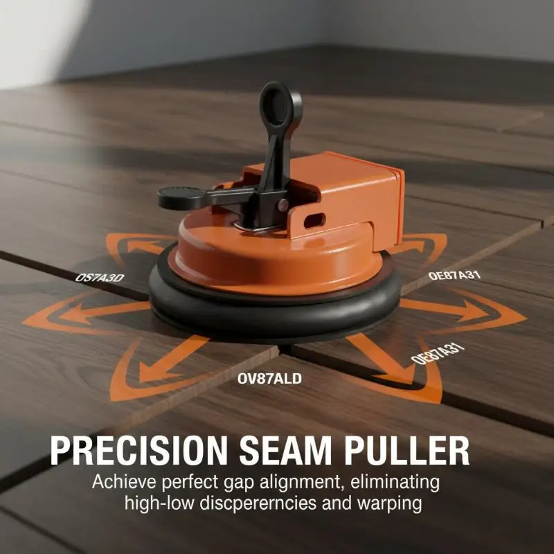 1Pcs Suction Cup Vacuum Grabber Heavy Duty Floor Fixer Tool For Tile Slat Baseboard Paver Carpentry Construction
