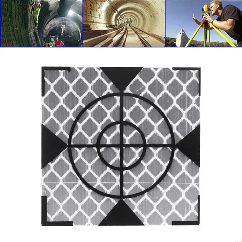 

4XFD 40X40MM/1.57"x1.57" Reflector Sheet Reflective Tape Target for Total Station