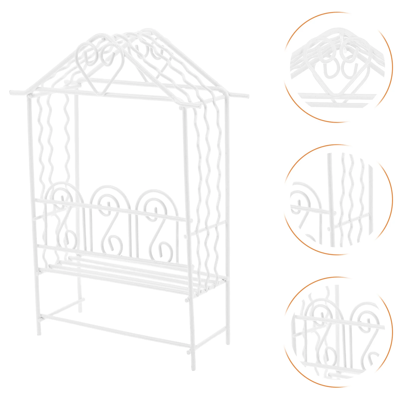 

3Pcs Miniature Garden Arch Wedding Arch Ornaments Couple Micro Landscape Decor Fairy House Accessories Fairy Garden Accessories