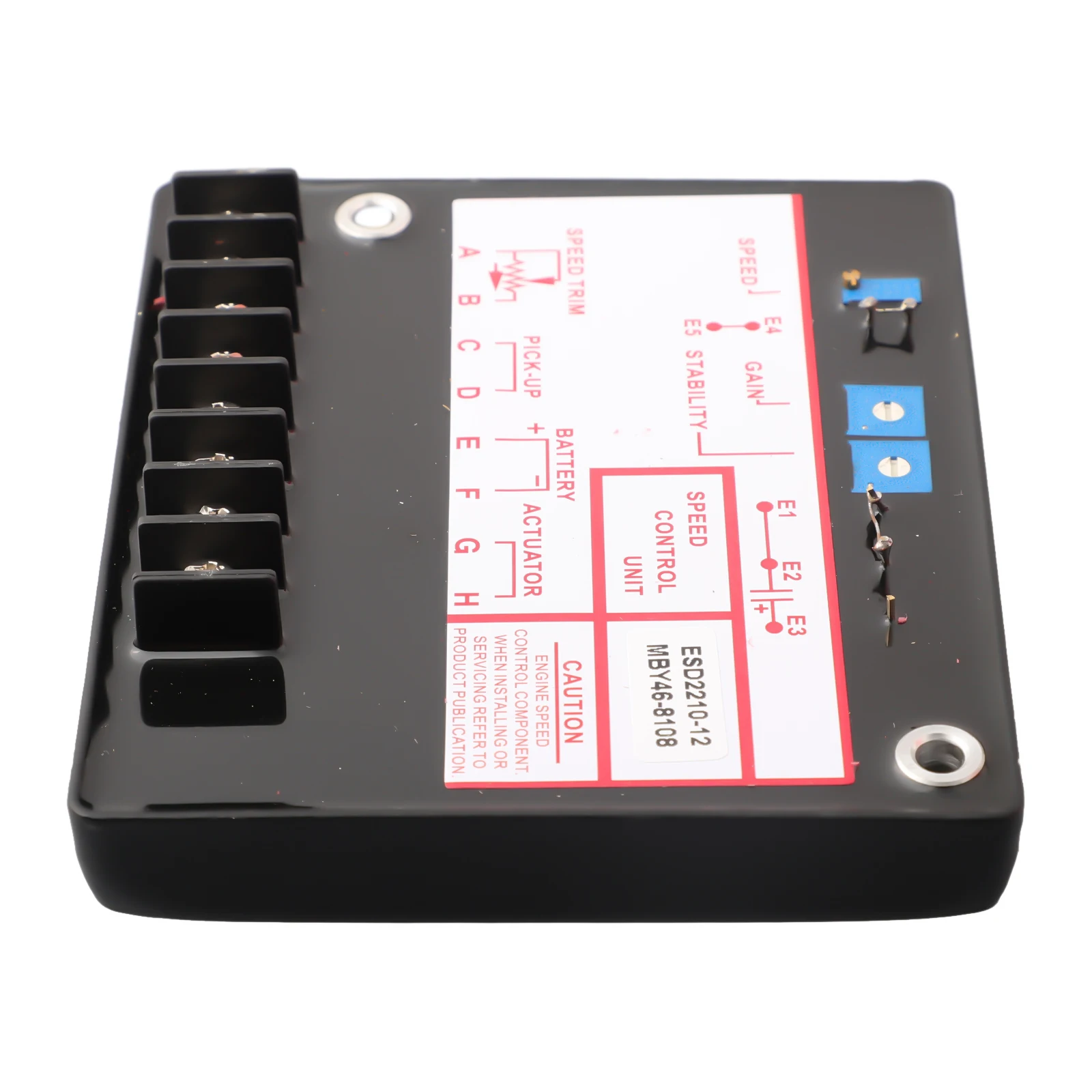 ESD2210-12 Generator Governor Control Panel Genset Speed Controller DC12‑24V Generator Speed Regulator Power Tool Parts