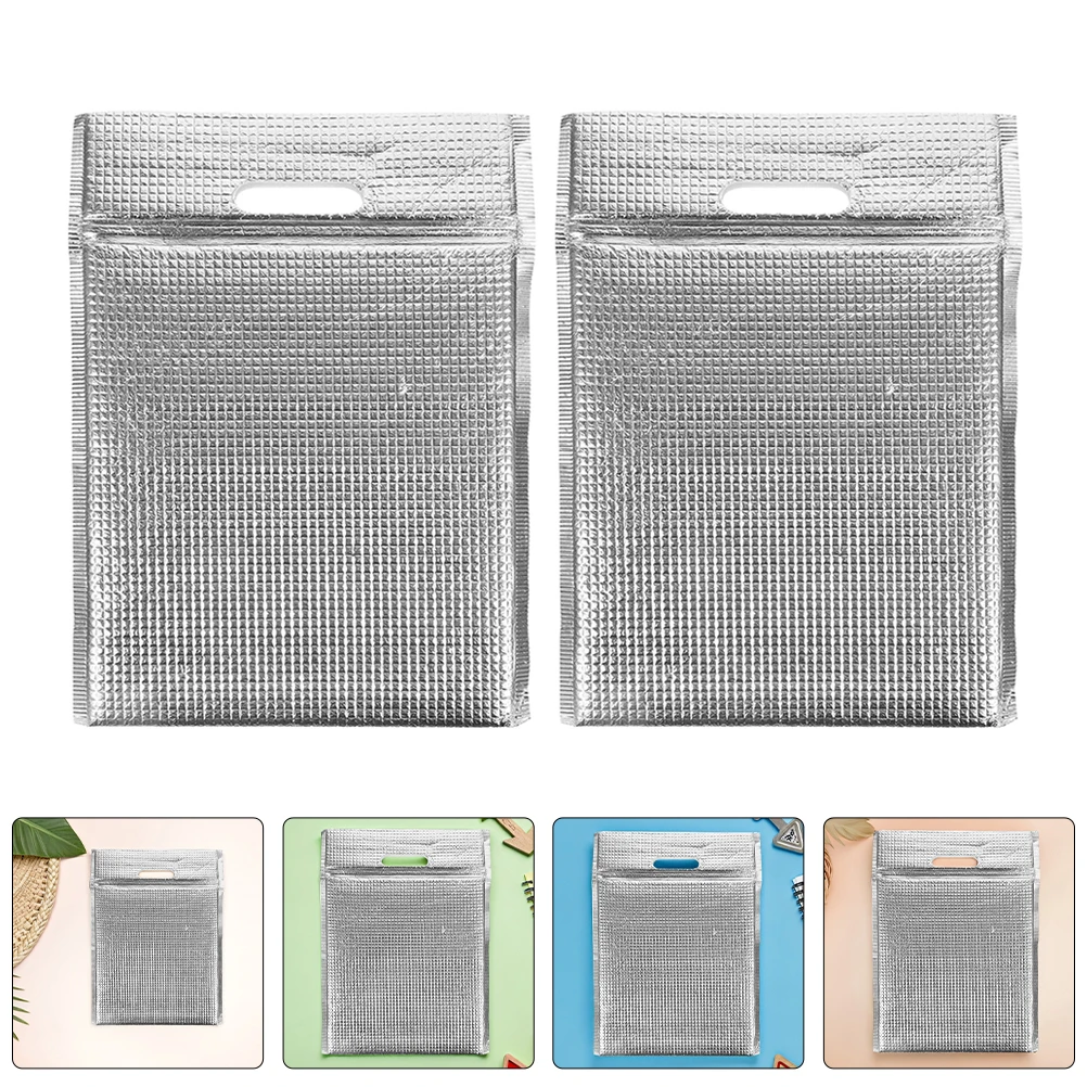 

12Pcs Insulated Sandwich Bags Reusable Thermal Pouch Outdoor Camping Picnic Portable Food Storage Lunch Tote