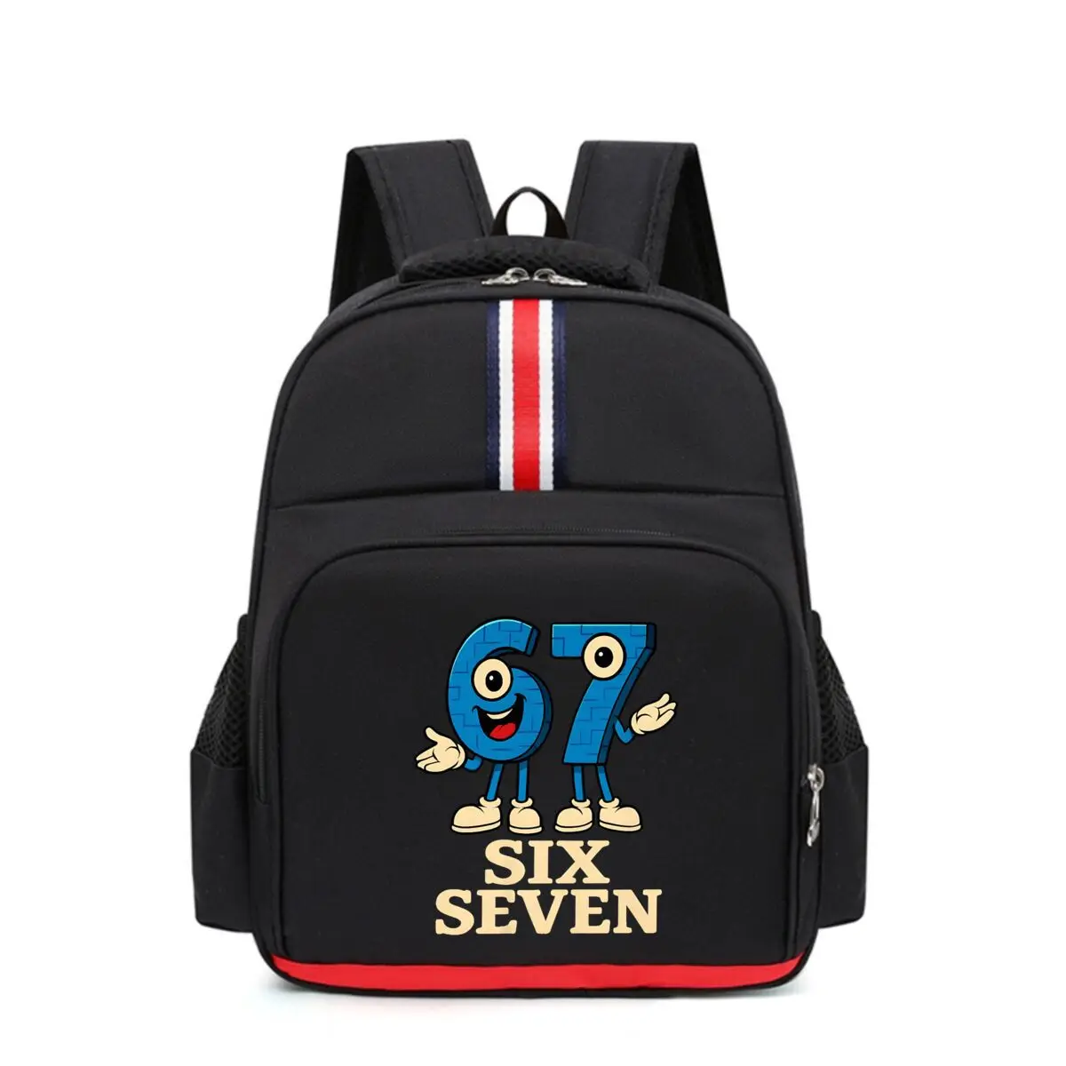 

Рюкзак для мальчиков и девочек Harajuku 67, школьный рюкзак с забавным узором «шесть семи», детская модная трендовая легкая сумка для начальной школы, подарок