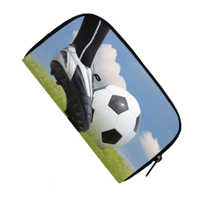 Cool Football / Basketball / Soccer Print Wallet Men Fashion Clutch Card Money Coin Bag Phone Holder Casual Long Purse Boys Gift