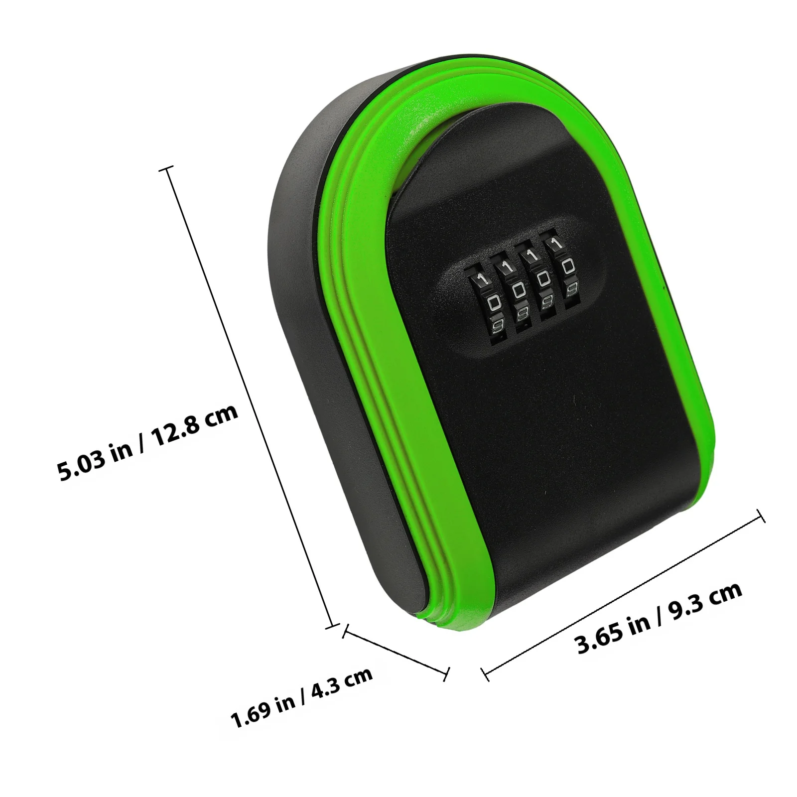 Resettable Combination Key Lock Box Wall Mount Plastic Security Box for Keys Outdoor Use Security Lock Boxes