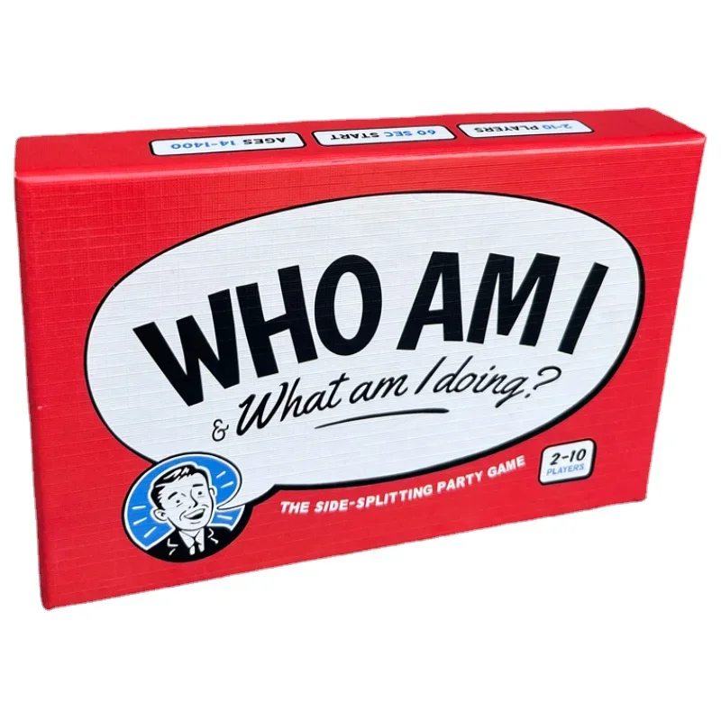 Who Am I What Am I Doing Party Game New Shrink Wrapped The Island Workshop Card Board games