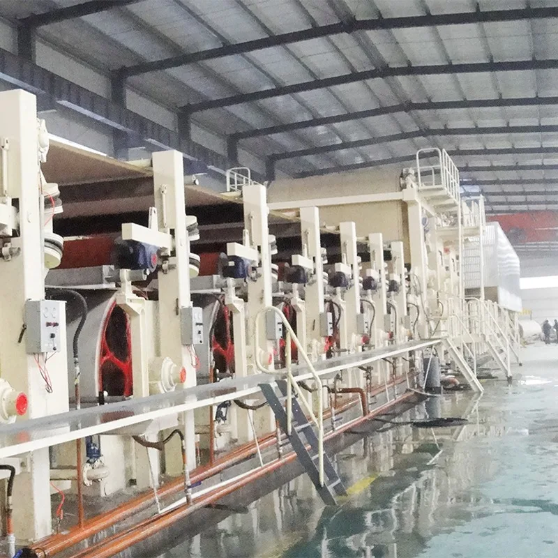 Fluting Corrugated Kraft Paper Making Machine Kraft Paper and Carton Recycling Machine Corrugate