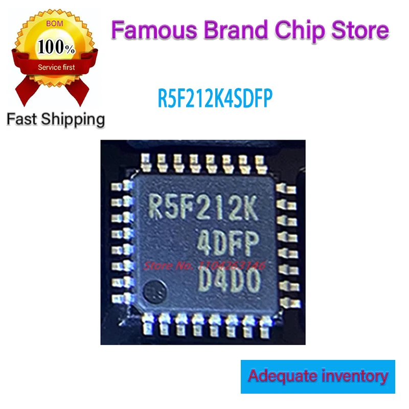 1PCS/LOT R5F212K4SDFP R5F212K R5F212K4DFP QFP32 New original