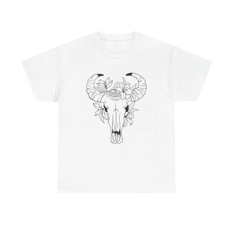 Animal Skull Graphic T Shirt cool vintage gothic emo esoteric occult witch art