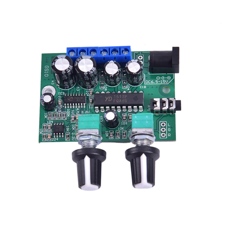 2.1CH Subwoofer Amplifier Board - YD1517P 6Wx2+25W Mini Hi-Fi Bass Audio Module for DIY Speakers