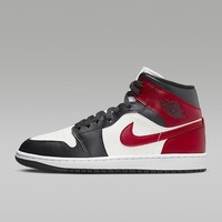 Nike men's shoes Air Jordan 1 AJ1 white and green toe mid-top basketball shoes