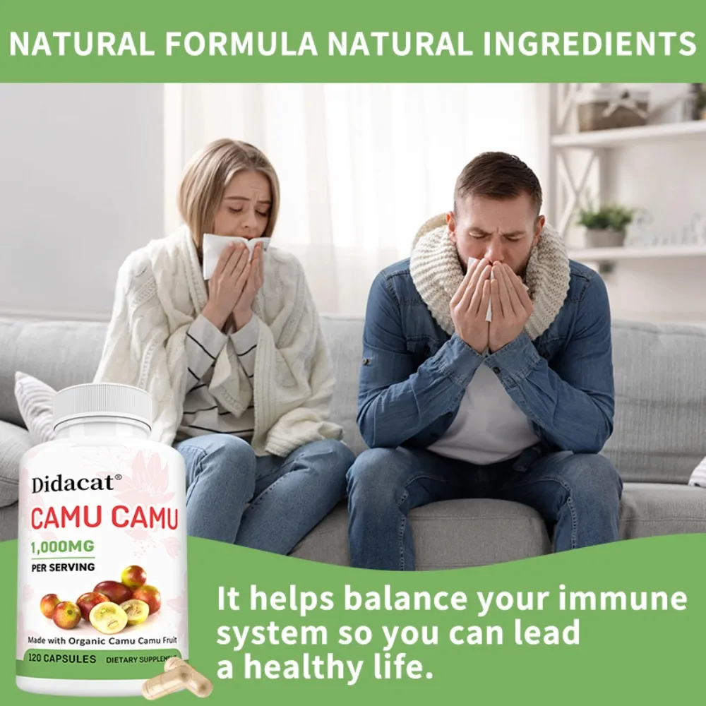 Camu Camu - Natural Vitamin C, Antioxidant, Cellular Protection, Healthy Aging, Skin Radiance, Daily Wellness, Energy Boost
