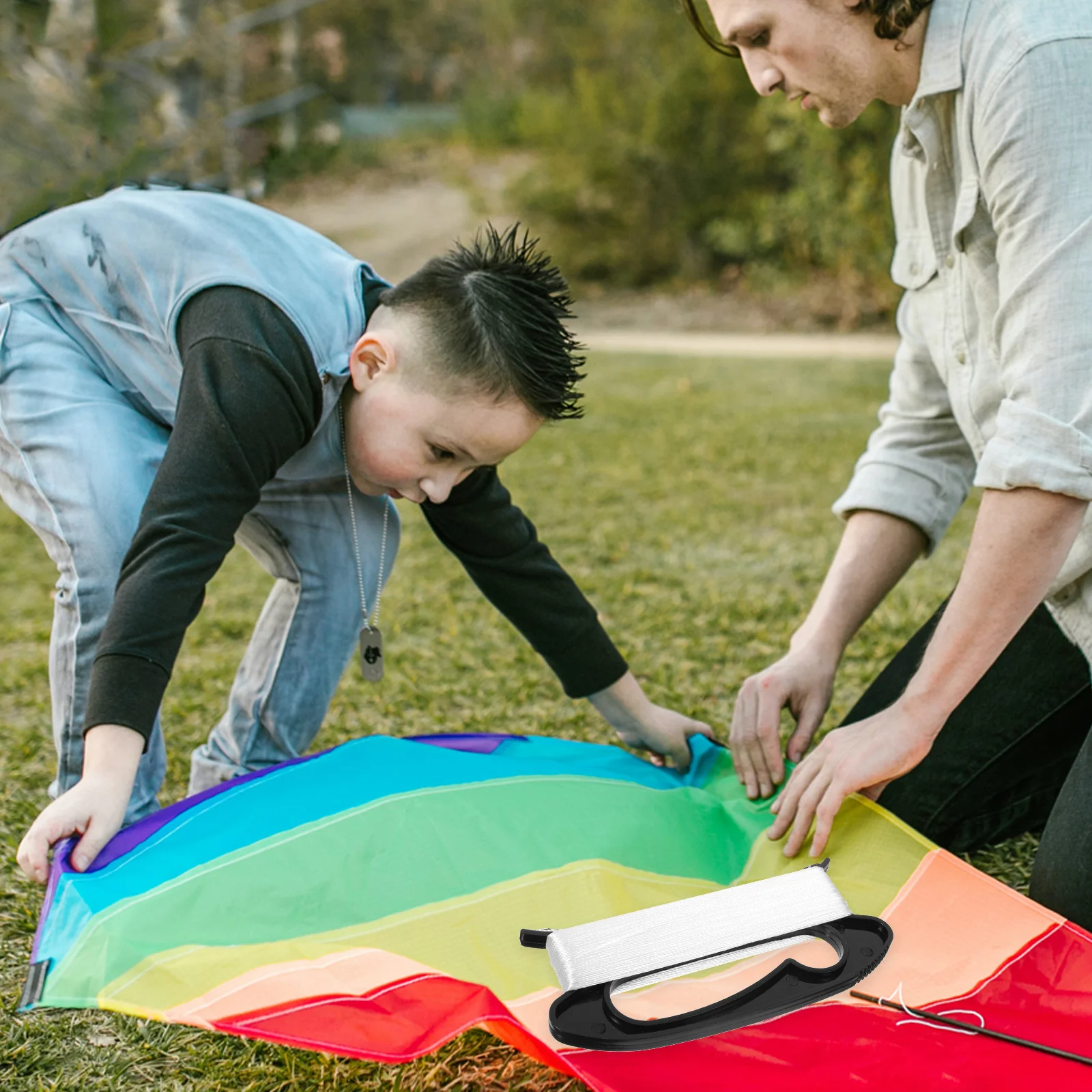 

100M Kite Winding Board Nylon String Lightweight Plastic Outdoor Sports Flying Line Accessories Child Toy